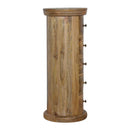 Granary Solid Wood 5 Drawers Drum Chest by Lavishway | Chest Of Drawers-59750