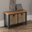 Grantham Solid Pine Wood Frame Hall Bench by Lavishway | Bedroom-36728