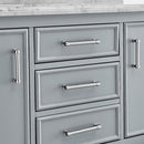2 Doors & 3 Drawers Double Vanity Unit by Lavishway | Cupboards & Cabinets-23387