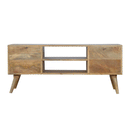 Swindon Grey & White 4 Drawers Media Unit by Lavishway | TV Units Cabinets-59659