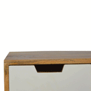 Swindon Grey & White 4 Drawers Media Unit by Lavishway | TV Units Cabinets-59664