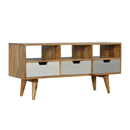 Swindon 3 Drawers Grey Hand Painted TV Unit by Lavishway | TV Units Cabinets-59633