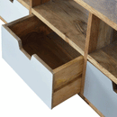 Swindon 3 Drawers Grey Hand Painted TV Unit by Lavishway | TV Units Cabinets-59638