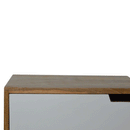 Swindon 2 Drawers Grey Painted Bedside Table by Lavishway | Bedside Tables-59607