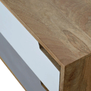 Swindon 2 Drawers Grey Painted Bedside Table by Lavishway | Bedside Tables-59608