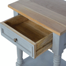Swindon Wooden Top Grey Painted Bedside Table by Lavishway | Bedside Tables-59599
