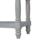 Swindon Wooden Top Grey Painted Bedside Table by Lavishway | Bedside Tables-59598