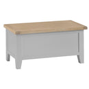 Tattershall Oak Top Blanket Box in Grey by Lavishway | Benches & Storage Benches-36011