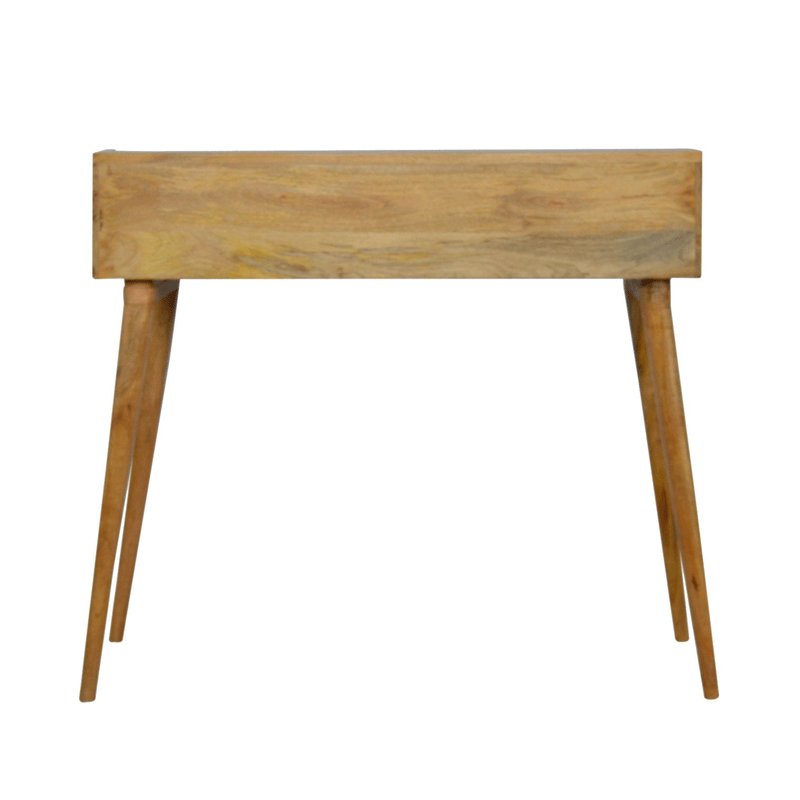 Swindon 3 Drawers Grey Painted Writing Desk by Lavishway | Reclaimed Wood Desks-59573