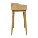 Swindon 3 Drawers Grey Painted Writing Desk by Lavishway | Reclaimed Wood Desks-59574