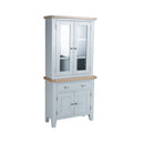 Tattershall Oak Top Hutch Top Display Cabinet by Lavishway | Display Cabinet-35963