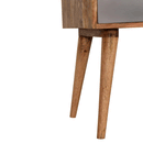 Swindon 2 Drawers Grey Pattern Bedside Table by Lavishway | Bedside Tables-59559