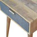 Swindon Grey Tweed Bedside Table by Lavishway | Bedside Tables-59545