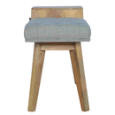 Swindon 1 Drawer Grey Tweed Bench by Lavishway | Benches & Storage Benches-59528