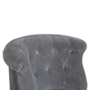 Swindon Grey Velvet Accent Chair by Lavishway | Accent Chairs-59500