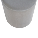 Swindon Upholstered Grey Velvet Footstool by Lavishway | Footstool-59421