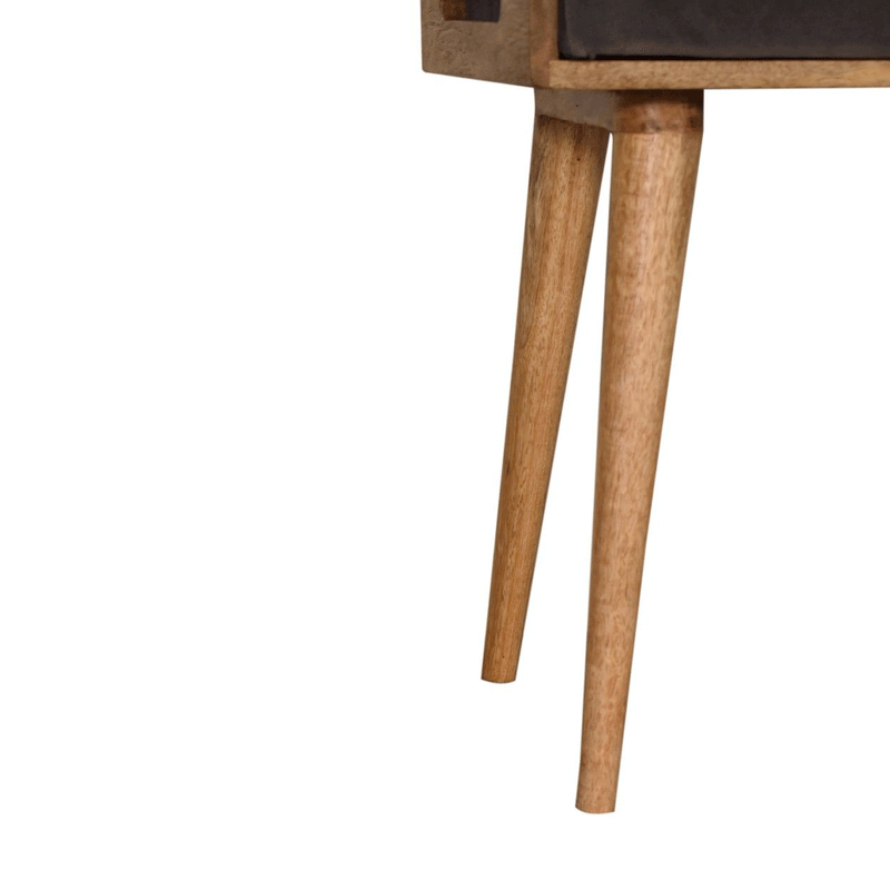 Swindon Tray Style Grey Velvet Footstool by Lavishway | Footstool-59411