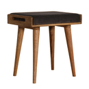 Swindon Tray Style Grey Velvet Footstool by Lavishway | Footstool-59408