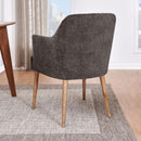 Halifax Grey Fabric Upholstered Tub Chair by Lavishway | Tub Chairs-25220