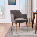 Halifax Grey Fabric Upholstered Tub Chair by Lavishway | Tub Chairs-25218