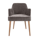 Halifax Grey Fabric Upholstered Tub Chair by Lavishway | Tub Chairs-25225