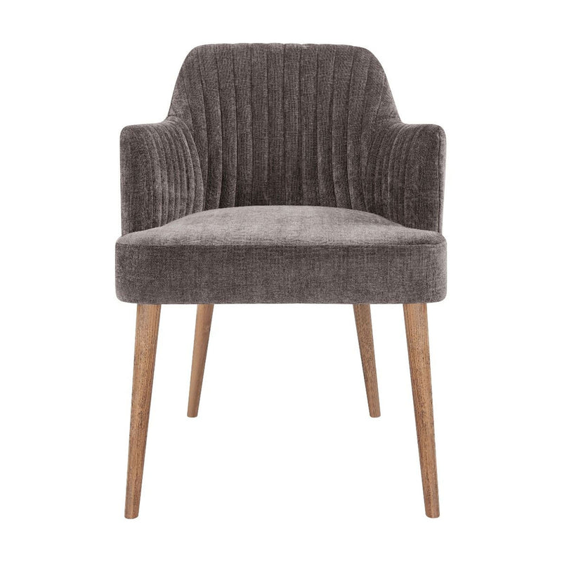 Halifax Grey Fabric Upholstered Tub Chair by Lavishway | Tub Chairs-25225