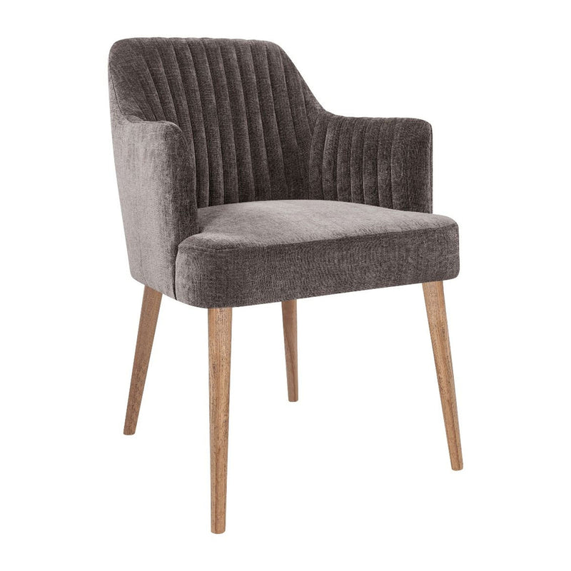 Halifax Grey Fabric Upholstered Tub Chair by Lavishway | Tub Chairs-25223
