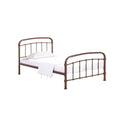 Halston Curved Rails Metal Double Bed by Lavishway | Metal Beds-35525