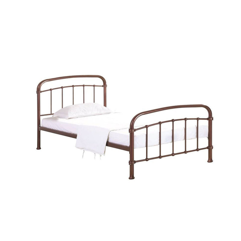 Halston Curved Rails Metal King Size Bed by Lavishway | Metal Beds-35520