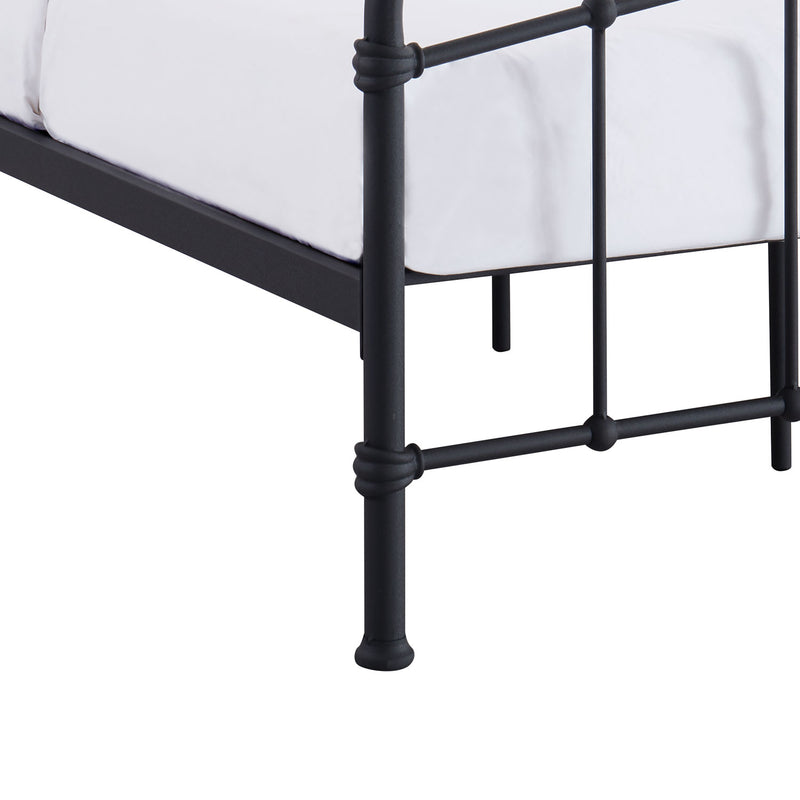 Halston Curved Rails Metal King Size Bed by Lavishway | Metal Beds-35523