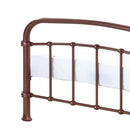 Halston Curved Rails Metal Double Bed by Lavishway | Metal Beds-35526