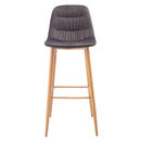 Neel Plush Velvet Bar Stool - Pack of 2 by Lavishway | Bar Stools-38199