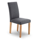 Hastings Upholstered Grey Fabric Dining Chair by Lavishway | Dining Chairs-20212