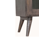 Swindon Ash Black Havana Bedside Table by Lavishway | Bedside Tables-59373