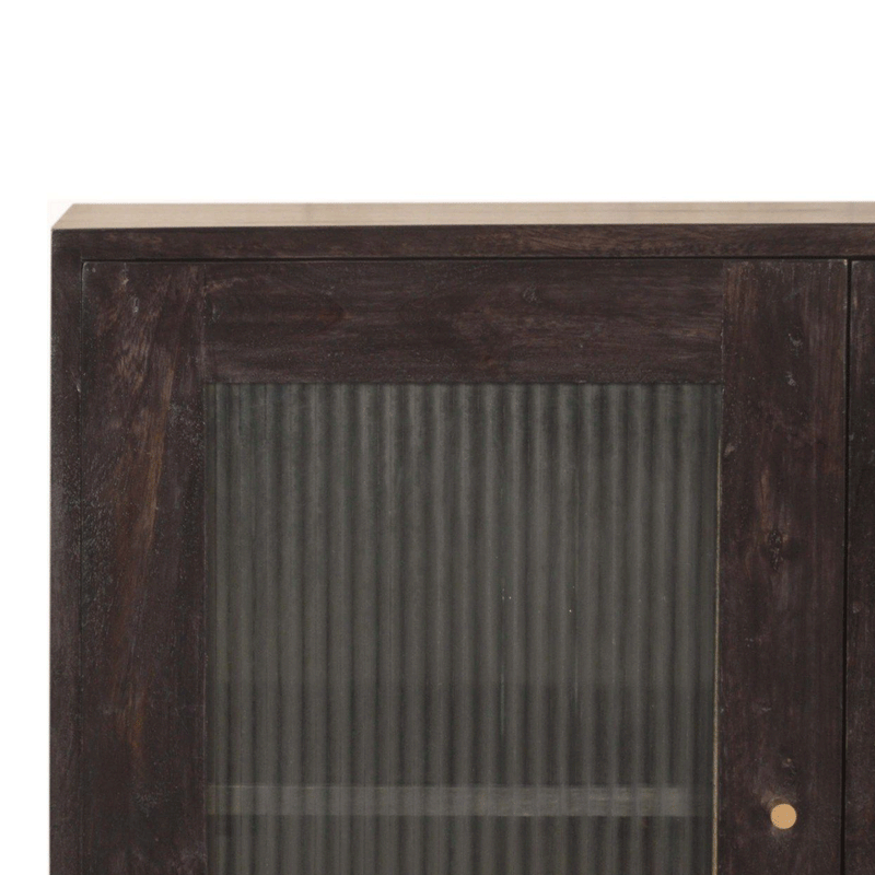 Swindon Ash Black Havana Cabinet by Lavishway | Hallway Cabinets-59368