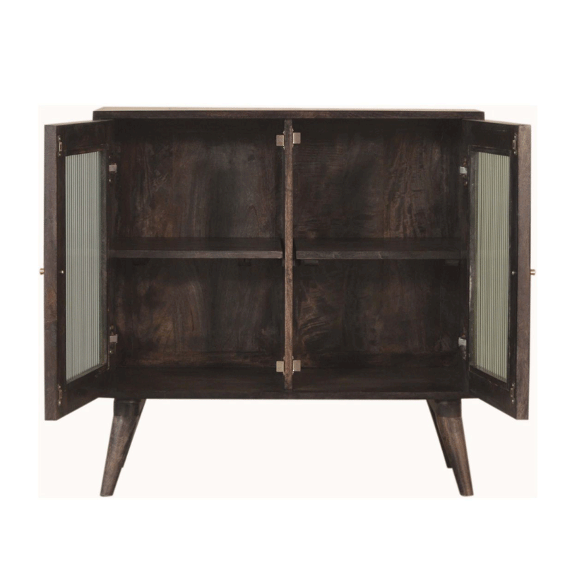 Swindon Ash Black Havana Cabinet by Lavishway | Hallway Cabinets-59363