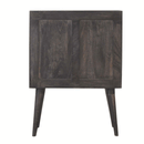 Swindon Ash Black Mini Cabinet by Lavishway | Hallway Cabinets-59349