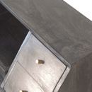 Swindon Ash Black Mini Cabinet by Lavishway | Hallway Cabinets-59353