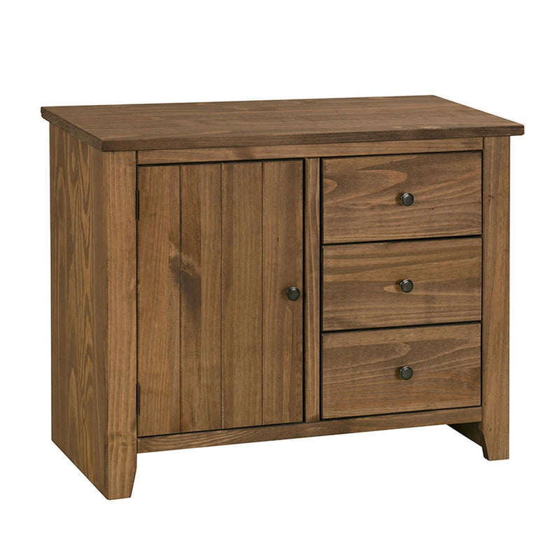 Havana Pine 1 Door 3 Drawers Small Sideboard by Lavishway | Sideboards-32670