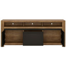 Havana Modern Oak & Black Wooden TV Unit by Lavishway | TV Units Cabinets-44143