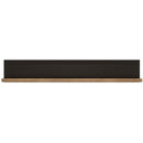 Havana Wall Shelf - Oak and Black by Lavishway | Book Shelves and Cabinets-44136