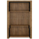 Havana Wide Display Cabinet - Oak and Black by Lavishway | Display Cabinets-44159