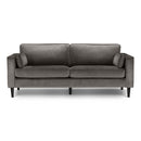 Hayward Grey Velvet 3 Seater Sofa by Lavishway | Velvet Sofa-20190