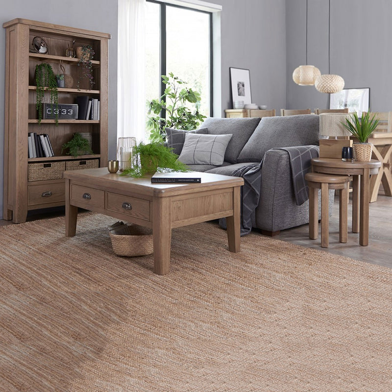 Heirloom Solid Oak Kitchen Large Larder Unit by Lavishway | Display Cabinet-35901