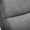 Helena Charcoal Grey Fabric Recline Chair by Lavishway | Recliner Sofa-20184