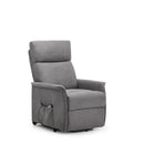Helena Charcoal Grey Fabric Recline Chair by Lavishway | Recliner Sofa-20179