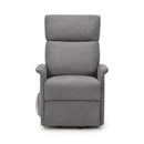Helena Charcoal Grey Fabric Recline Chair by Lavishway | Recliner Sofa-20182
