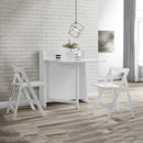 Helsinki Foldable Fabric Dining Set by Lavishway | Dining Table Set-20162