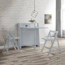 Helsinki Foldable Fabric Dining Set by Lavishway | Dining Table Set-20163