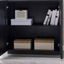 Hercules 2 Door Black Classy Chest of Drawers by Lavishway | Chest Of Drawers-25351